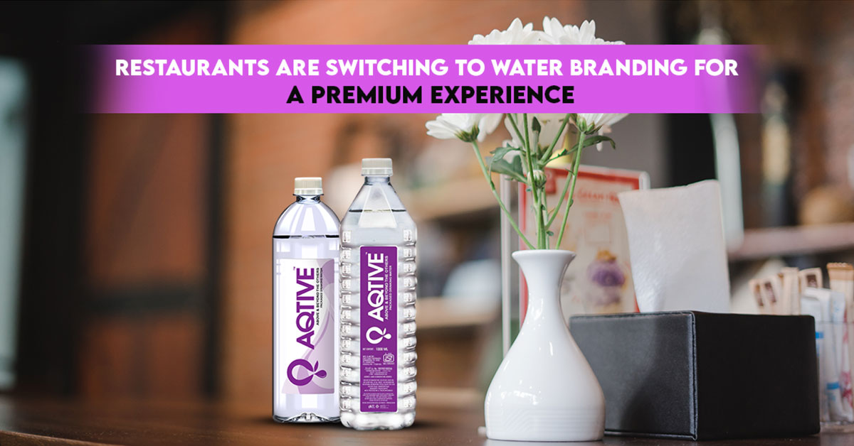 Read more about the article Restaurants Are Switching To Water Branding For A Premium Experience