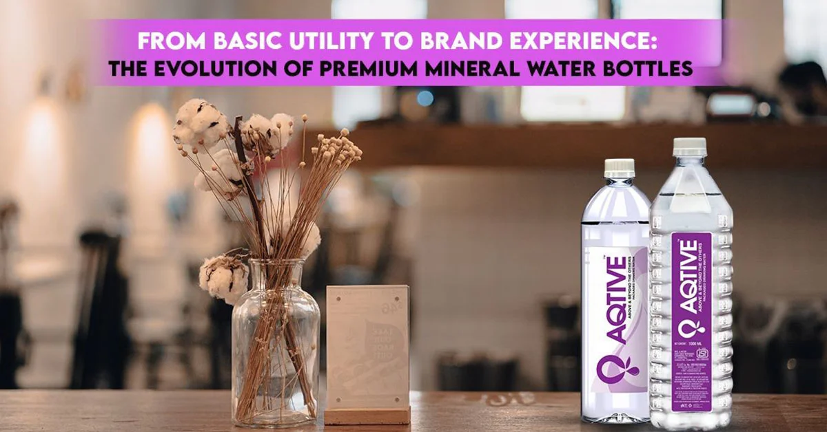 Read more about the article From Basic Utility to Brand Experience: The Evolution of Premium Mineral Water Bottles